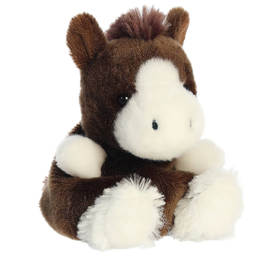 Palm Pals USA Mocha Horse Clydesdale Stuffed Animal