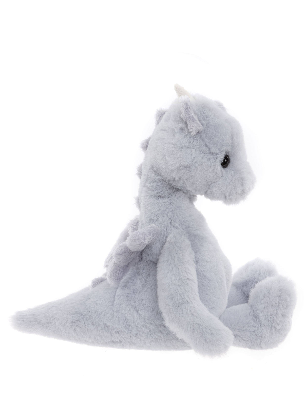 Charlie Bears Draco Dragon Cloudy Grey Soft Plush