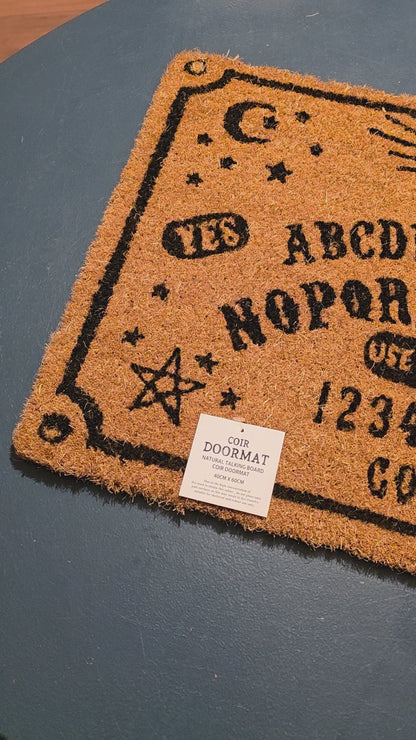 Talking Board Door Mat
