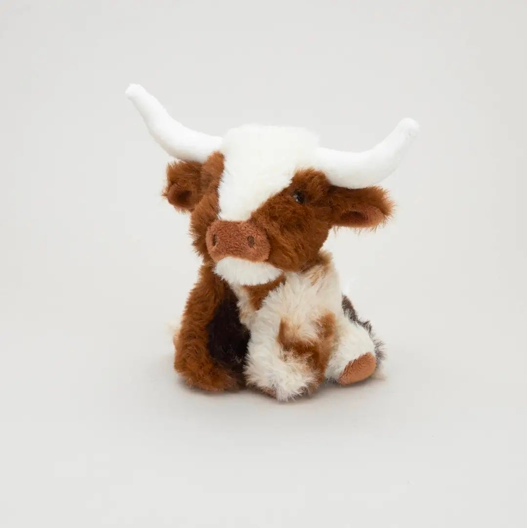 Mini Highland Cow Collectible Soft Toy Cow