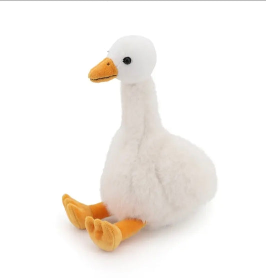 Cream Goose Plush 24cm Soft Toy