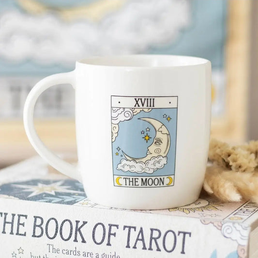 The Moon Vintage Tarot Card Mug