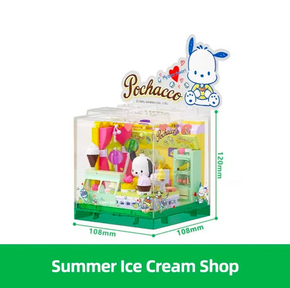 Sanrio Building Blocks With Dust Cover