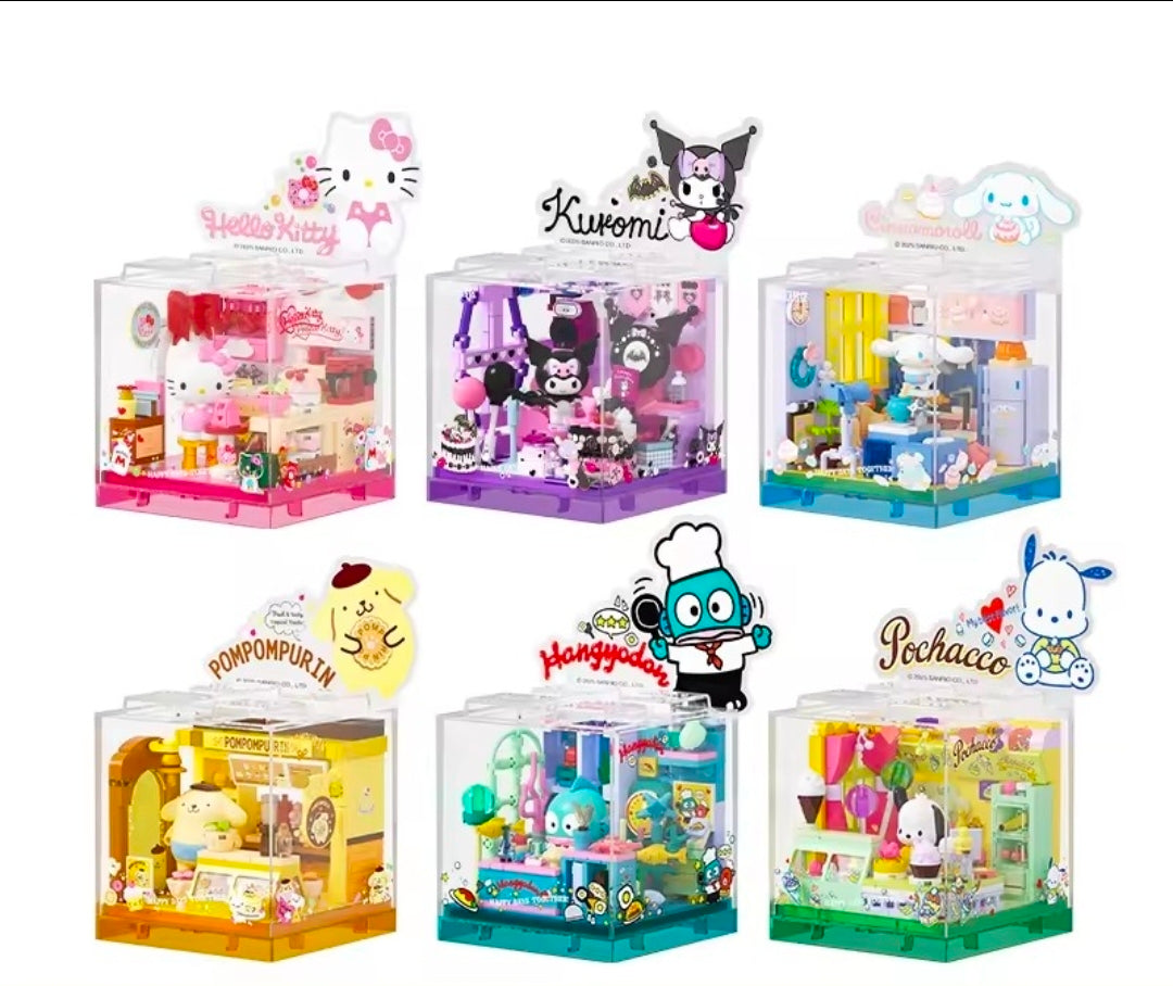 Sanrio Building Blocks With Dust Cover