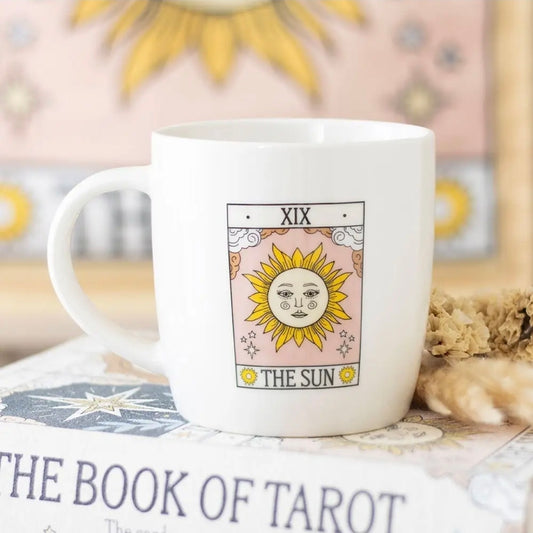 The Sun Vintage Tarot Card Mug