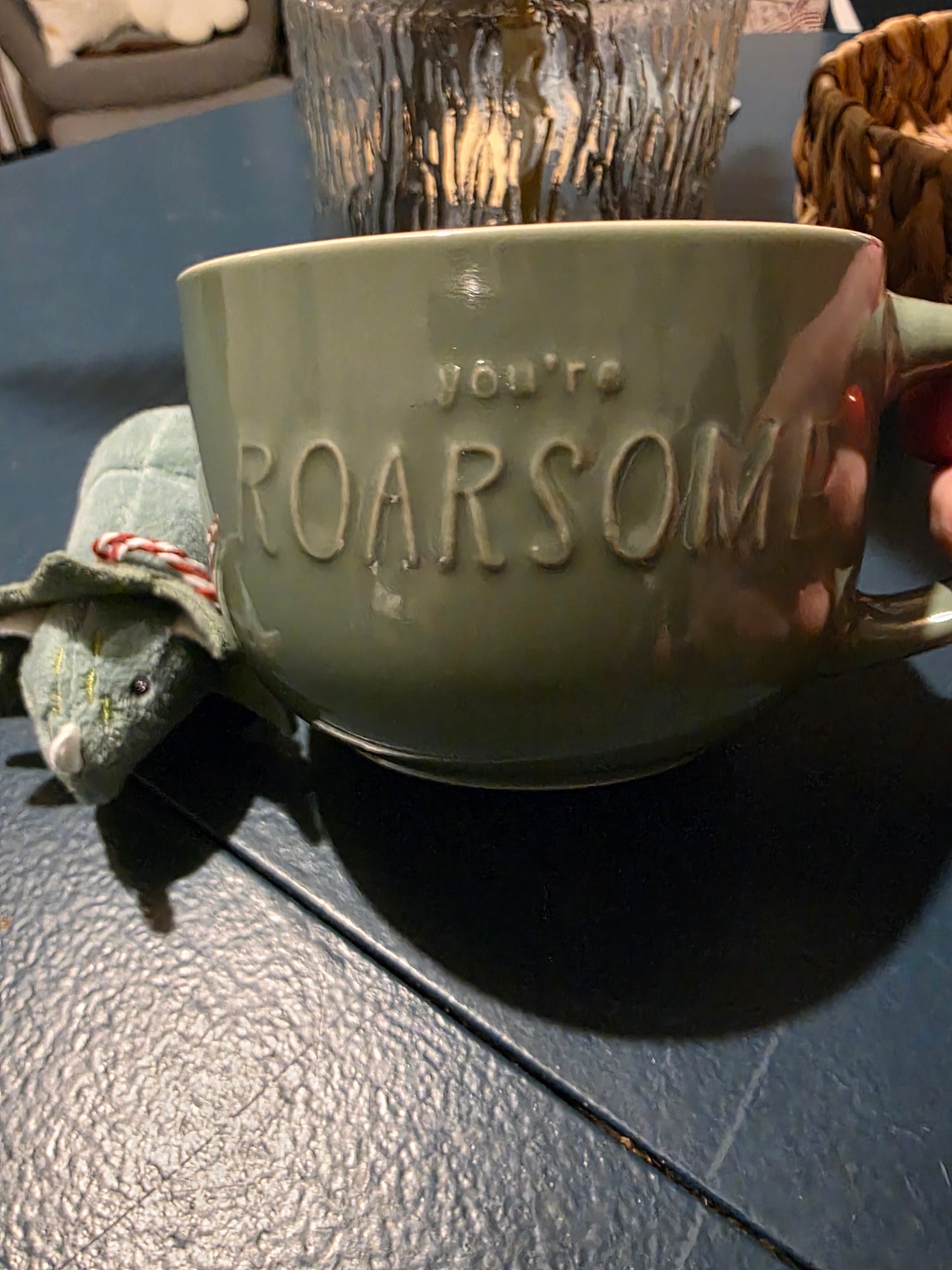You're Roarsome Mug and Mini Toy Dinosaur